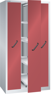 Lista Sliding Door Shelf Cabinets With 3 Adjustable Shelves